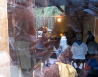 Meditators through window reflections.jpg
